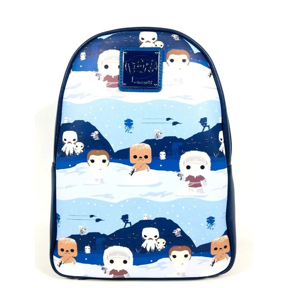 Loungefly Star Wars Hans Solo Princess Leia On Hoth Mini Backpack Exclusive main image 3